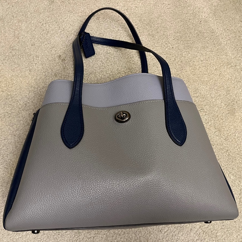 Coach ‘Lora Carryall’ Color block Leather handbag G2081-89086